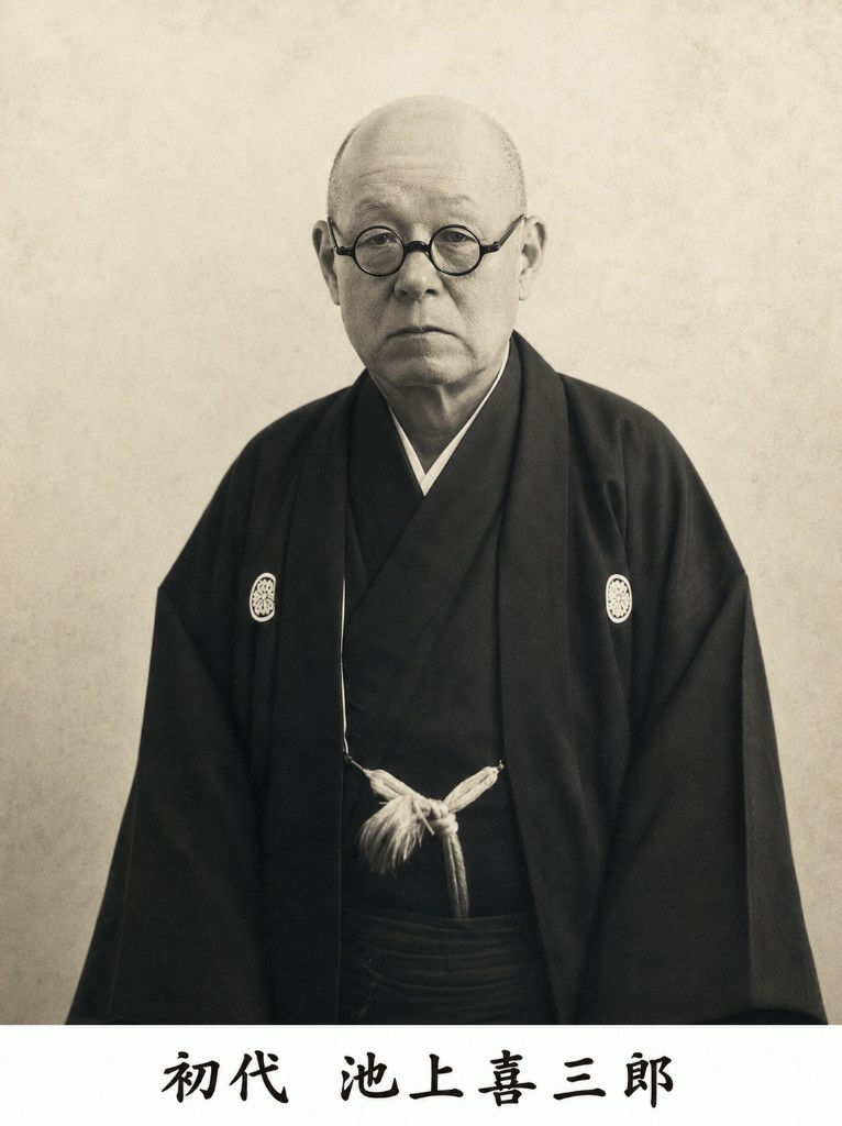 初代 池上喜三郎の肖像写真